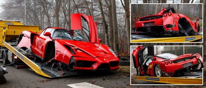 Механик разбил Ferrari за £2.5 млн, когда выехал на тест-драйв после ремонта