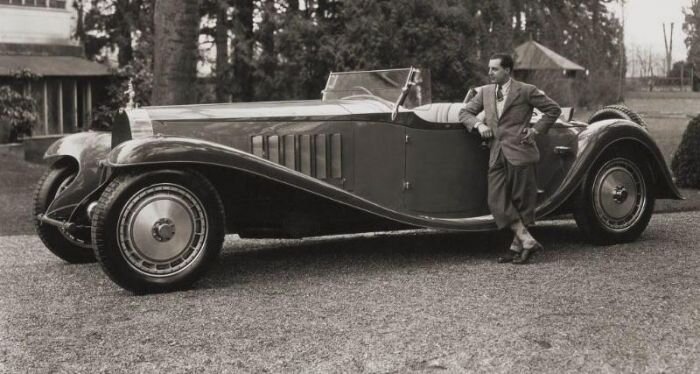 Bugatti Royale — самый длинный ретро автомобиль в мире