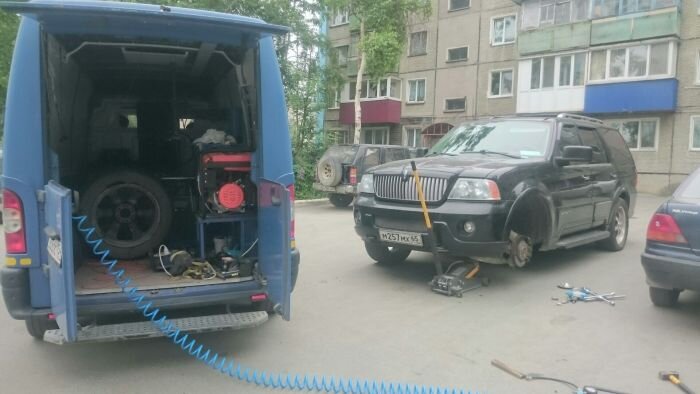 Мобильный шиномонтаж