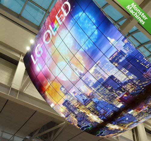 Самый большой в мире OLED-дисплей