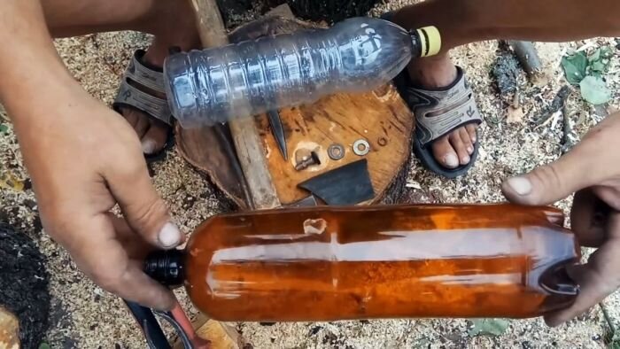 Как выпрямить пластиковую ПЭТ бутылку своими руками