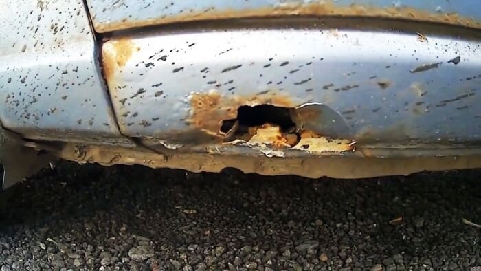 Как заделать дыры на порогах авто без сварки
