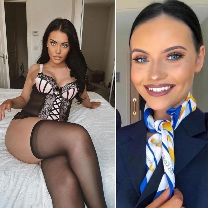 Красивые стюардессы без одежды